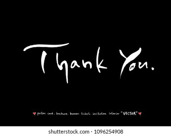 anniversary greeting / Handwritten calligraphy - vector
