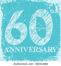 Anniversary grunge background for web