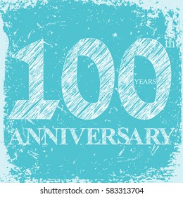 Anniversary grunge background for web