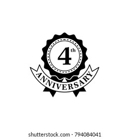 anniversary icon vector illustration