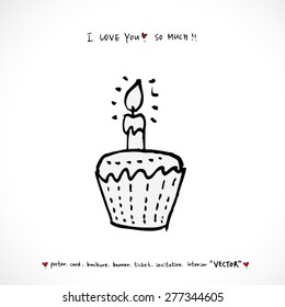 Anniversary illustration / Hand drawn illustrations - vector