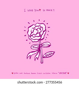 Anniversary illustration / Hand drawn illustrations - vector