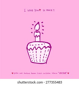 Anniversary illustration / Hand drawn illustrations - vector