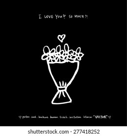 Anniversary illustration / Hand drawn illustrations - vector