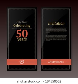 Anniversary invitation card