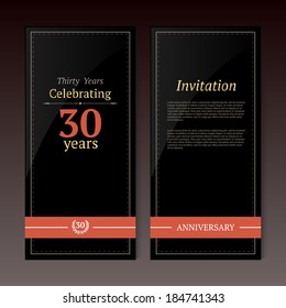 Anniversary invitation card