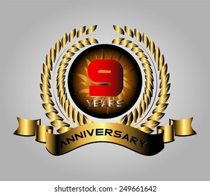 Anniversary label 