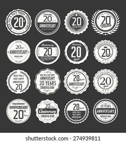 Anniversary label collection, 20 years