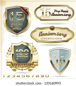 Anniversary labels