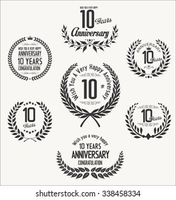 Anniversary laurel wreath 