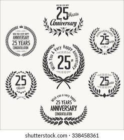 Anniversary laurel wreath 
