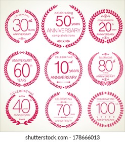 Anniversary laurel wreath, collection