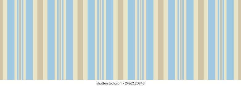 Anniversary lines textile pattern, best texture stripe background. Sensual vertical fabric seamless vector in light and velvet blue color.