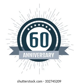  Anniversary logo 60th. Anniversary 60.