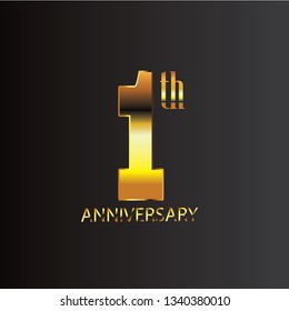 anniversary logo design
