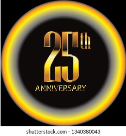 anniversary logo design