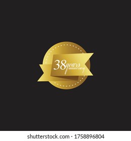 anniversary logo design and minimalist sign