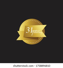 anniversary logo design and minimalist sign