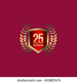 anniversary Logo Design Template. Vector Illustration.
