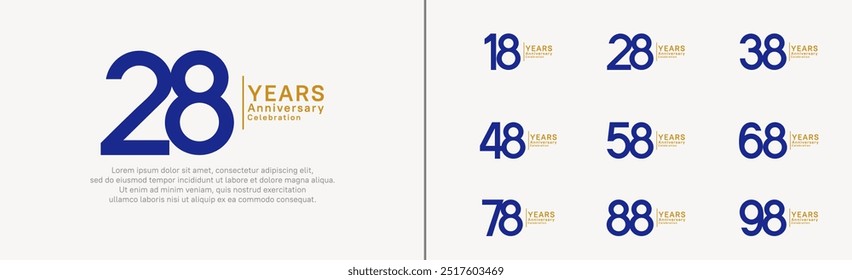 El color azul y dorado del diseño del Vector se puede utilizar para el momento especial