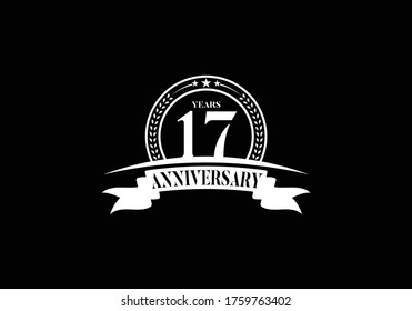 Anniversary logo template Vector design birthday celebration, Design for booklet leaflet magazine brochure poster web invitation or greeting card