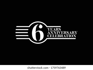 Anniversary logo template Vector design birthday celebration, Design for booklet leaflet magazine brochure poster web invitation or greeting card