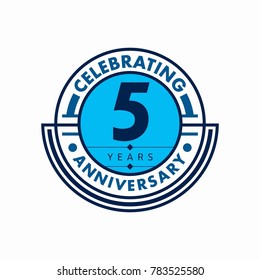 anniversary logo template. Vector and illustration.