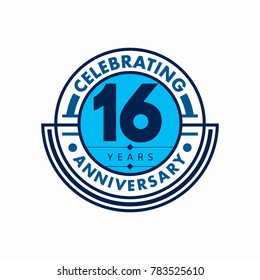 anniversary logo template. Vector and illustration.