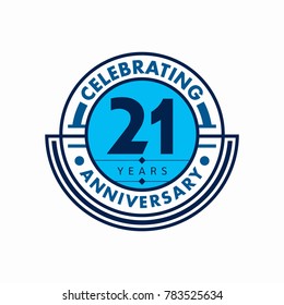 anniversary logo template. Vector and illustration.
