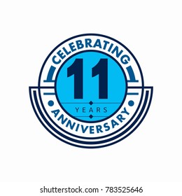 anniversary logo template. Vector and illustration.