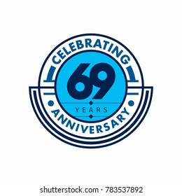 anniversary logo template. Vector and illustration.