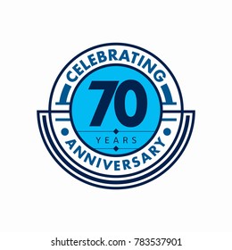 anniversary logo template. Vector and illustration.