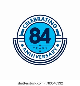 Anniversary logo template. Vector and illustration.