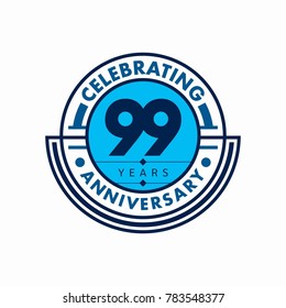 Anniversary logo template. Vector and illustration.