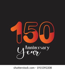 Anniversary Logo Vector Template Design Illustration