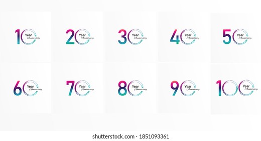 anniversary logotype style with handwriting golden color for celebration event, wedding, greeting card, and invitation