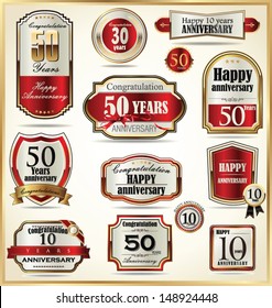 Anniversary luxury labels