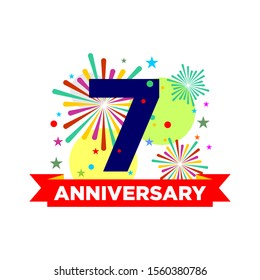 Anniversary Modern Stamp Seal for Birthday Wedding Party