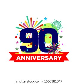 Anniversary Modern Stamp Seal for Birthday Wedding Party