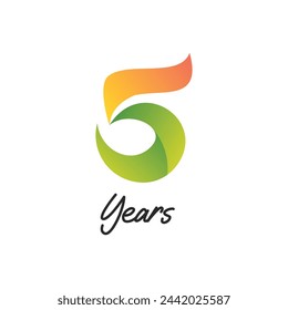 Colección de diseño vectorial de aniversario