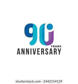 Anniversary Number Vector Design Collection