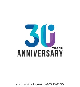 Anniversary Number Vector Design Collection