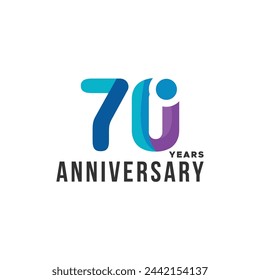 Anniversary Number Vector Design Collection