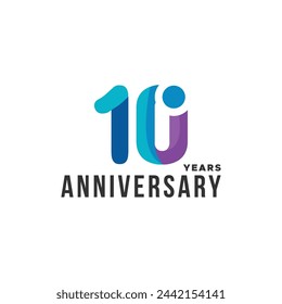 Anniversary Number Vector Design Collection
