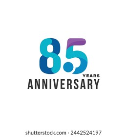 Anniversary Number Vector Design Collection