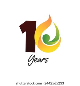 Colección de diseño vectorial de aniversario