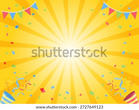 Anniversary Radial Background Illustration : Vector