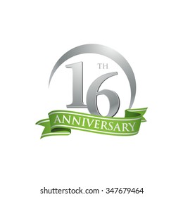 anniversary ring logo green ribbon 16