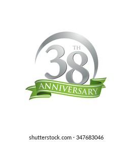 anniversary ring logo green ribbon 38