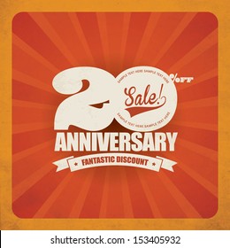Anniversary sale poster